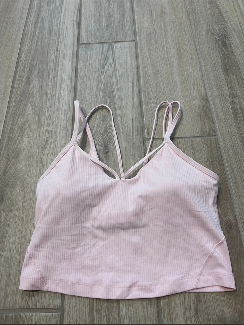 Lululemon Align Strappy Ribbed Tank Top Strawberry Milkshake Sz 6